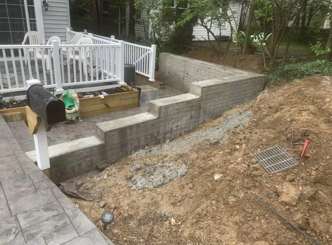 Stone wall detail — Actaeon project